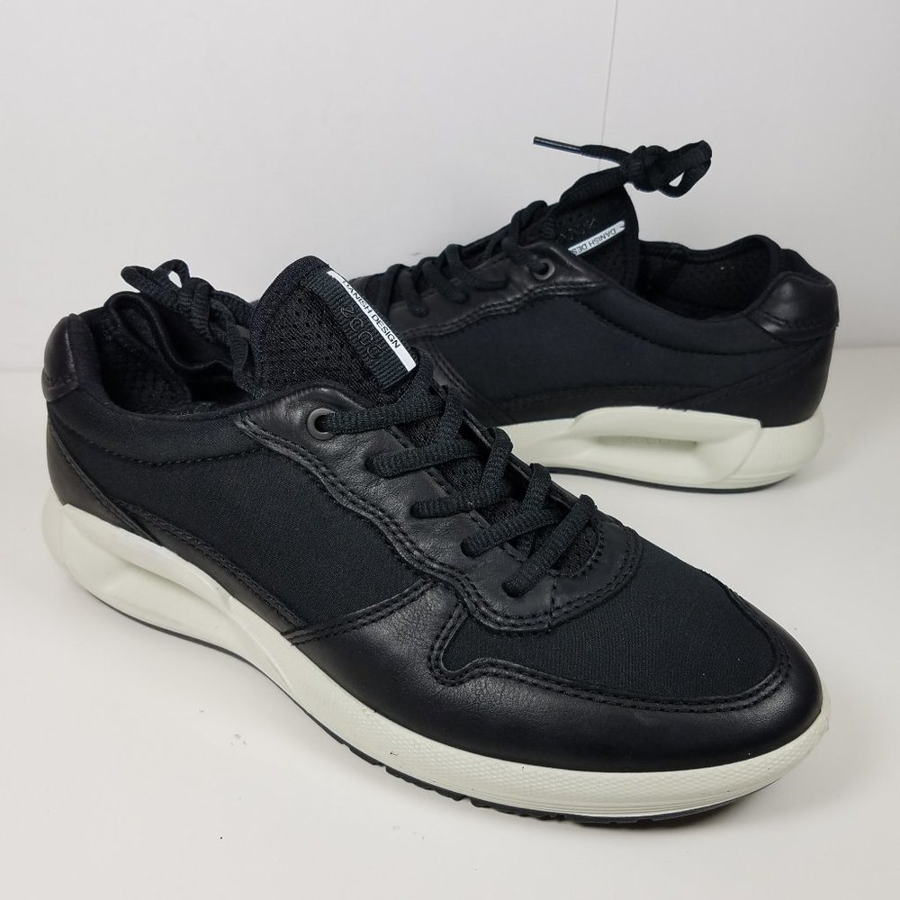 ECCO women Fashion Sneakers Black neoprene